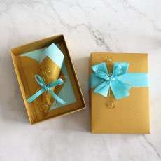 Original Invitation Card Ice-cream Cone Shape Foiling Invitation with Paper Box